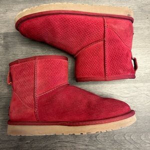 Ugg Australia Classic Mini Exotic Suede Scales boots